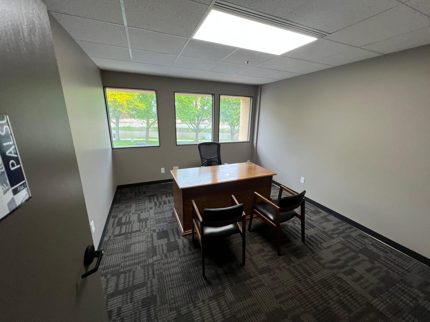 A furnished private office suite at Ironwood Square